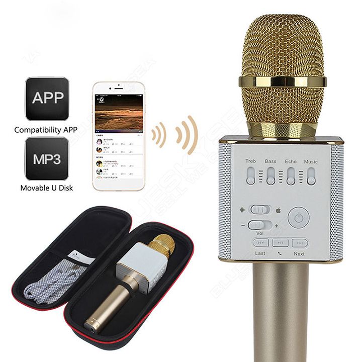 lapel microphone with portable speaker