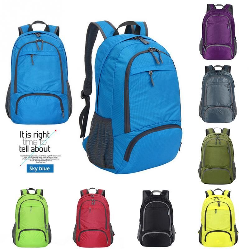 Acquista Nuovo Zaino Pieghevole In Nylon Unisex Di Alta Qualita 35l Zaino Impermeabile Borsa Da Viaggio Casual Zaini Studenti Zaino Spalla A 12 6 Dal Zdomain8 Dhgate Com