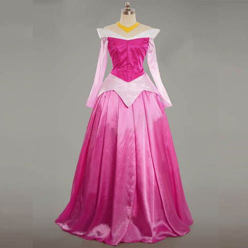 barato Mujeres cosplay del traje de princesa Aurora del vestido de la bella durmiente del adulto barato Mujeres cosplay del traje de princesa Aurora del vestido de la bella durmiente del adulto