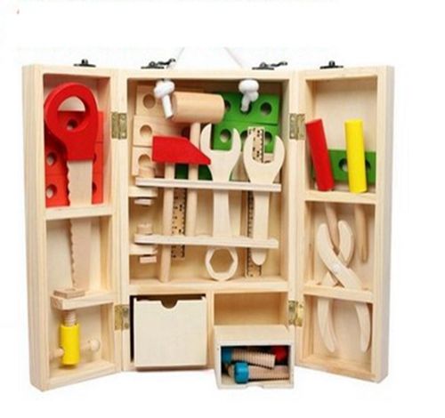wooden tool set toddlers