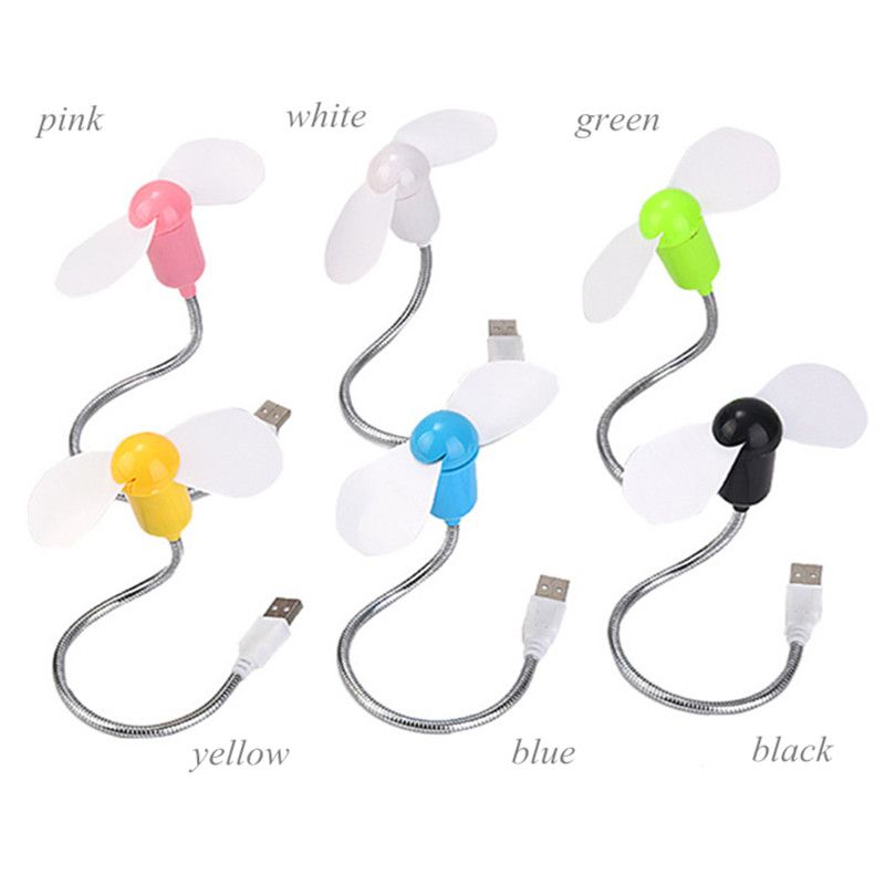 Flexible USB Mini Cooling Fan Cooler For Laptop Desktop PC Computer New