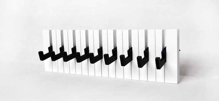 Вешалка piano чертежи