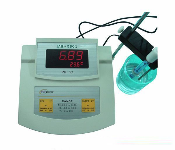 2019 Wholesale Ph 2601 Ph Temp Meter Bench Top Ph Tester Bench Ph
