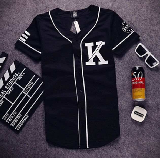 Camiseta de béisbol MISBHV KNYEW 07 Jersey Trend Fashion Hop Parejas T-