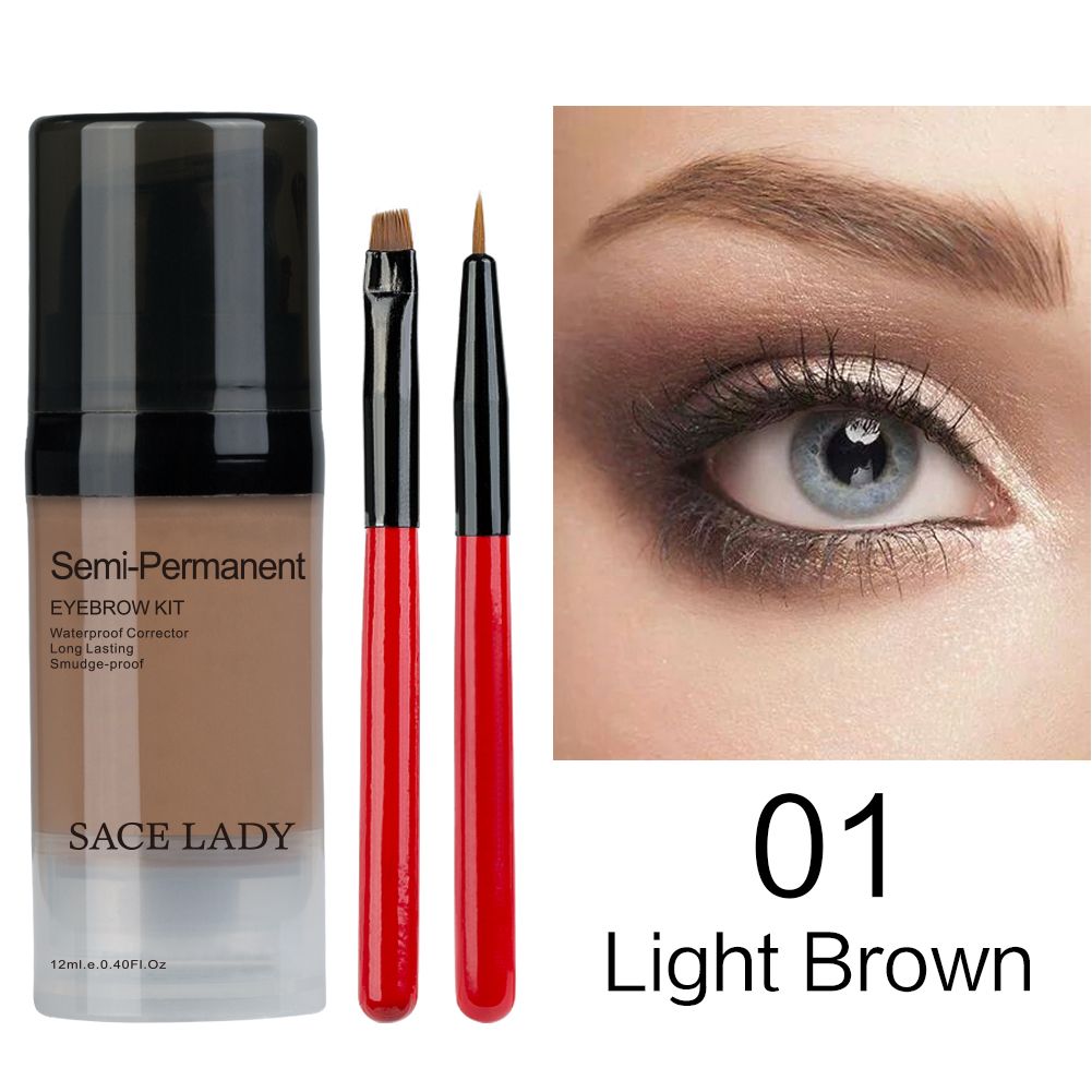 Eyebrow Tint Kit Waterproof Long Lasting Eyebrow Dye Gel Mascara For