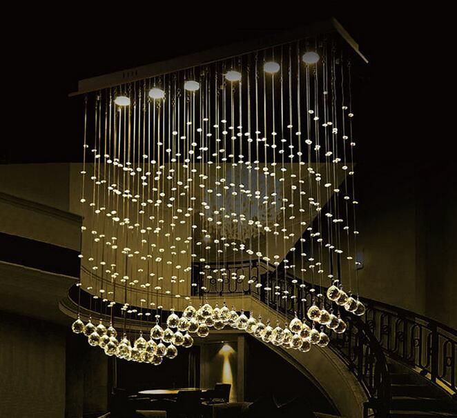 wave chandelier modern