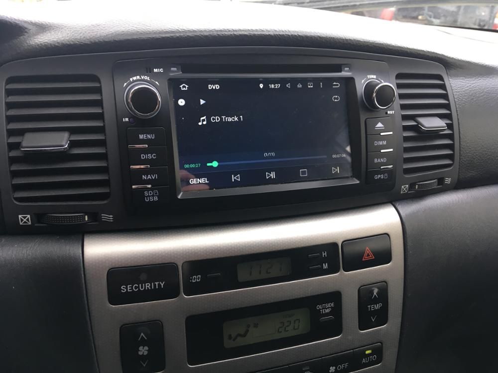 New Car Dvd Player For Corolla E120 2003 2004 2005 2006 2007 2008 Gps Navigation Bluetooth Radio
