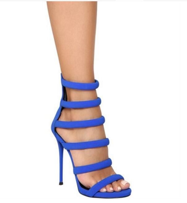 navy gladiator heels