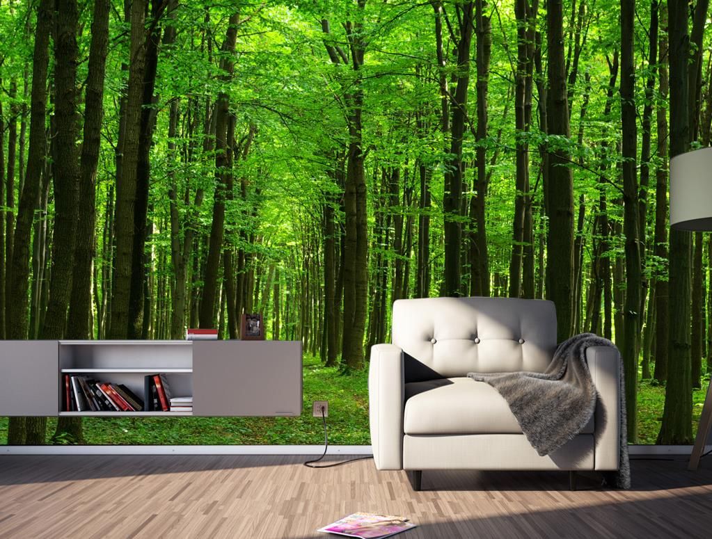 Fresh And Beautiful Forest Forest Landscape Mural Background Wall Wallpaper For Walls 3 D For Living Room I Hd Wallpapers I Wallpaper Hd From Wallpaper1516 5 74 Dhgate Com