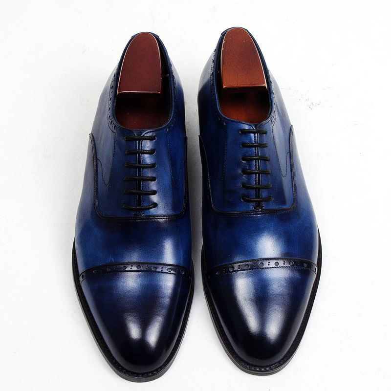 Men Dress Shoes Oxford Shoes Square Toe 