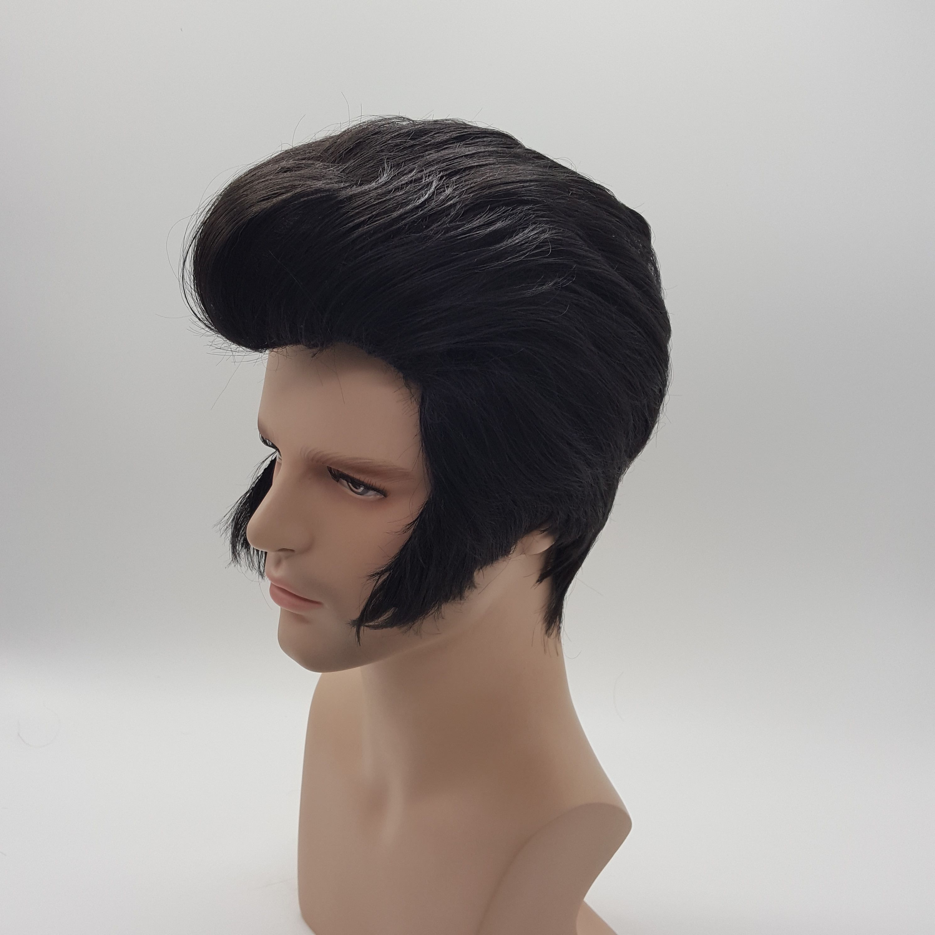Elvis Presley Hairstyle Short Wigs For Men Cosplay Natural