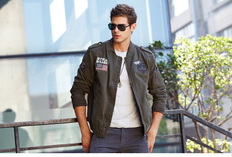 olive flight jacket