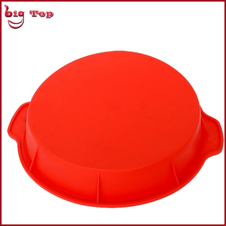 2021 Bt0130 New 12 Inch Round Shape Silicone Cake Mold Big Size Cake Mold Large Round Pan Fancy Bakeware Pizza Pan With Handle From Lindayoyo 16 97 Dhgate Com