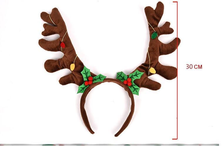 2019 2017 New Christmas Headband Hair Stick Party Supplies Aniamls Christmas Elf Deer Hair Sticks Headband Many Styles Can Choose From