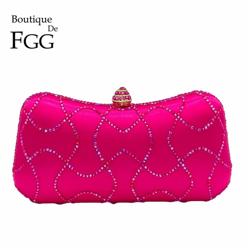 pink evening purse