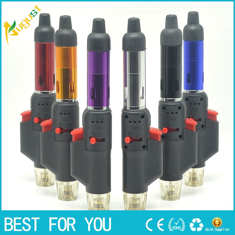 2020 Click N Toke All In One Vaporizer W/Wind Proof Torch Lighter Snake