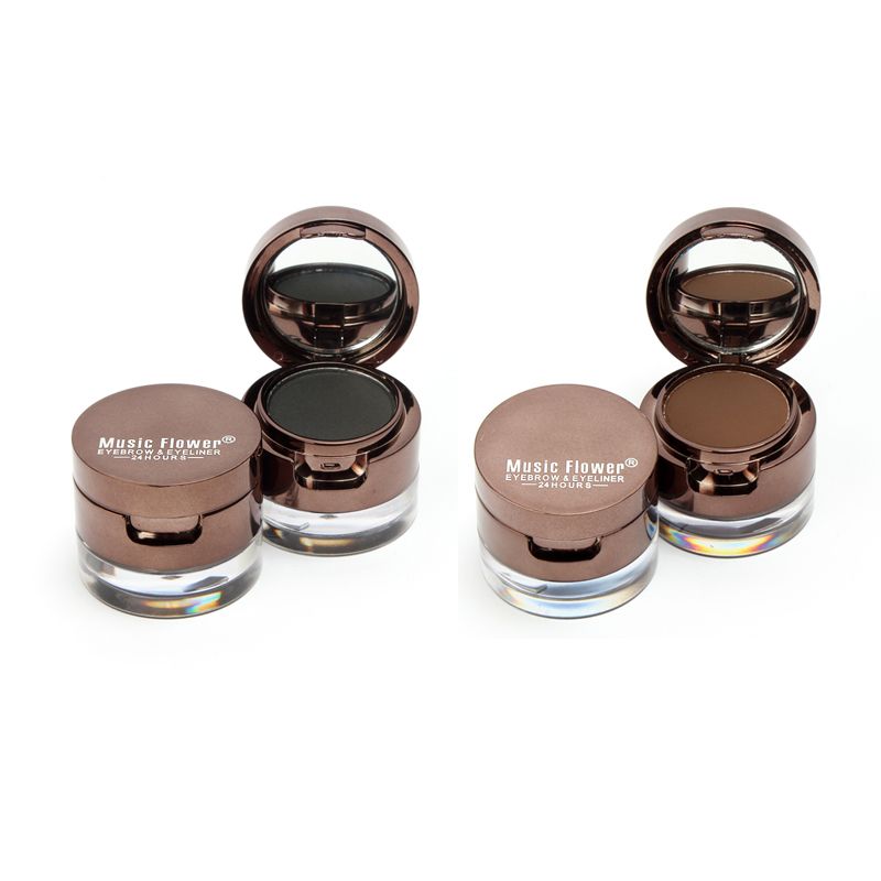Wholesale 4 In 1 Brown + Black Gel Eyeliner Brown + Black Eyebrow