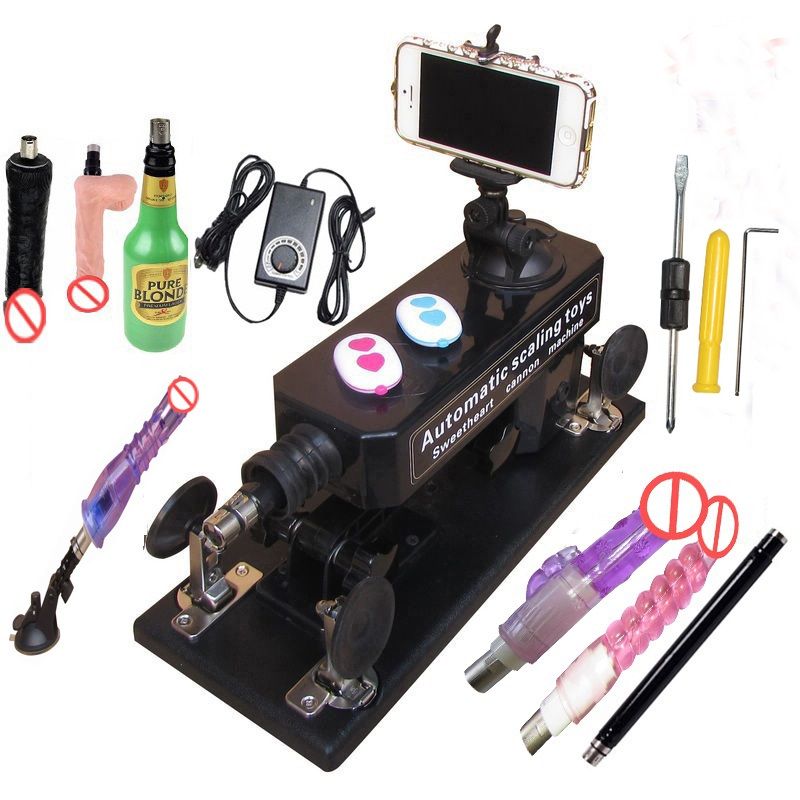 Sex Machine met accessoires