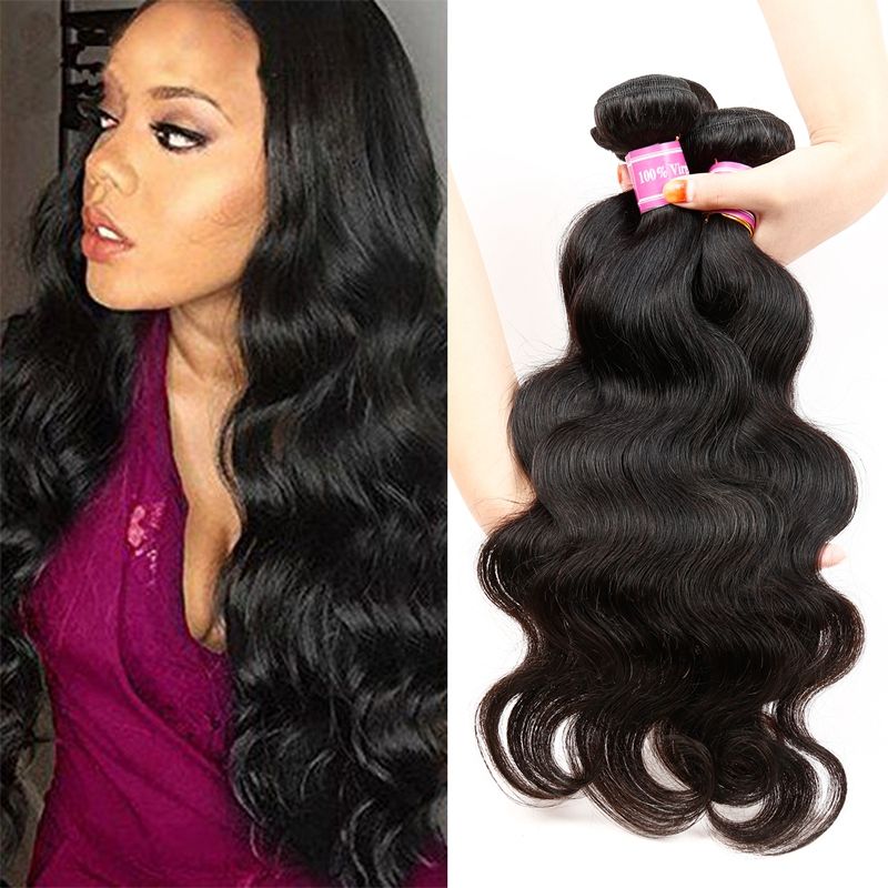 Brazilian Mongolian Indian Body Wave Hair Weave Bundles Indian