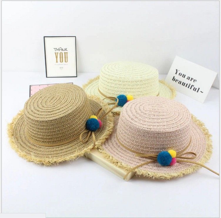girls straw hats to decorate