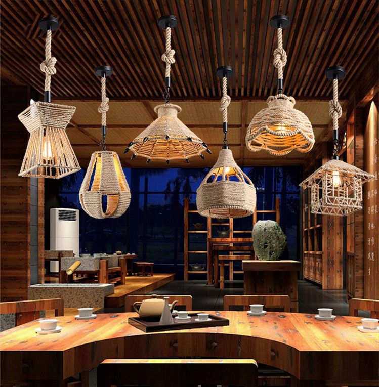 Modern Pendant Lighting Retro Industrial Design Rope Lamps E27 Edison Bulb Chandelier For Restaurant Bar Uk 2021 From Selectedlighting Gbp 40 00 Dhgate - Rope Pendant Light Uk Modern Pendant Lighting Retro Industrial Design Rope Lamps E27 Edison Bulb Chandelier For Restaurant Bar Uk 2021 From Selectedlighting Gbp 40 00 Dhgate - Rope Pendant Light Uk