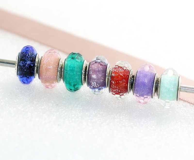 pandora faceted beads