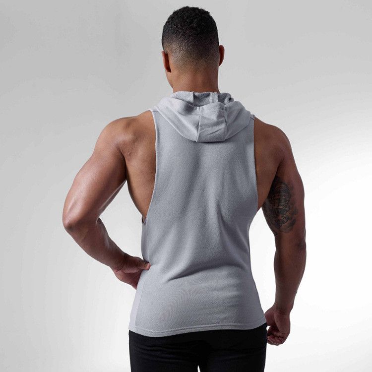 gym tank top hoodie