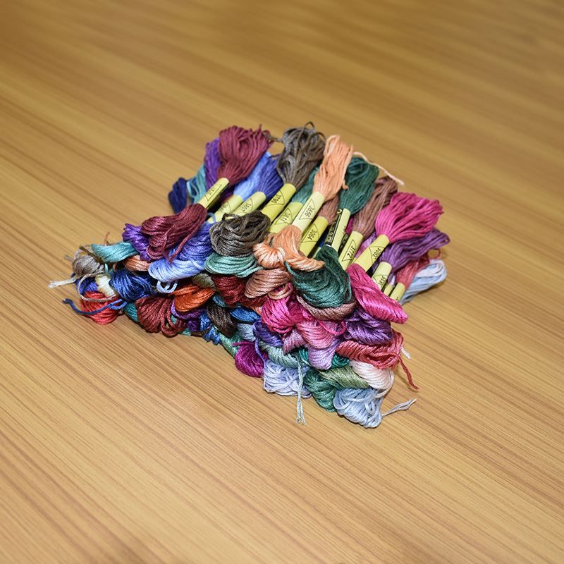 50pcs 50colors Threads Cross Stitch Cotton Embroidery Thread Sewing Skeins Craft