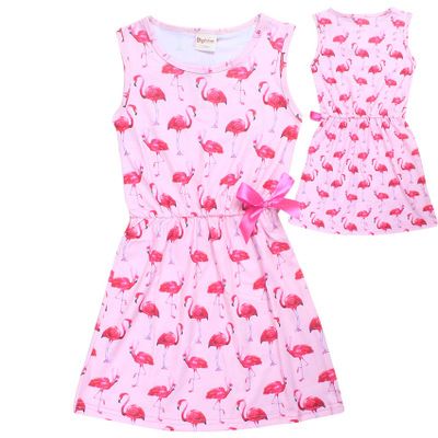 2017 flamingo vestido de niña vestidos sin mangas de verano para niñas diseños de adolescentes para 2017 flamingo vestido de niña vestidos sin mangas de verano para niñas diseños de adolescentes para