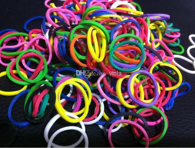 Kids Tiny Colourful Hair Elastic Ties Ponytail Holder Ponies