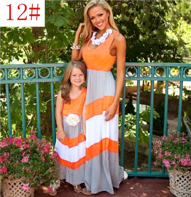 Compre Fedex Gratis Verano Madre Hija Vestidos Familia Mirada Ropa Madre E  Hija Vestido Bebé Ropa De Mamá Mamá Y Yo Ropa A 8,43 € Del Melee |  Es.Dhgate.Com