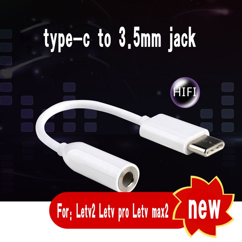 HIFI USB tipo C a Jack Cable Aux Audio Teléfono 3.5mm Adaptador Convertidor De Auriculares