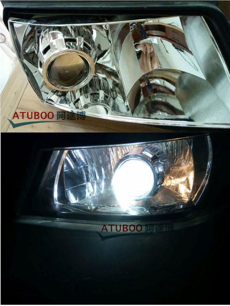 2.5 Inch Mini H1 Hid BI Xenon Projector Lens With Shroud For H4 H7 Car