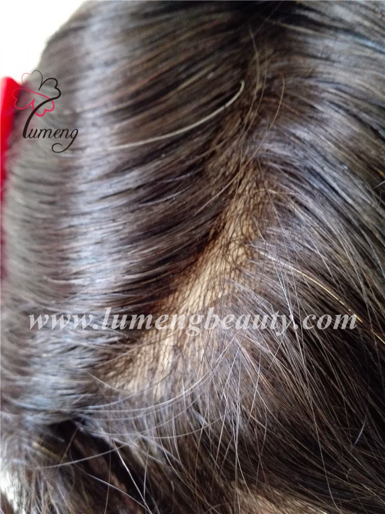 2019 Stock Order Men Toupee 100 Human Hair 0 04mm Thickness Super