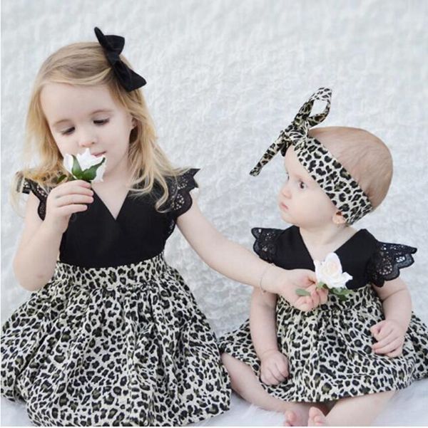 leopard print baby dress