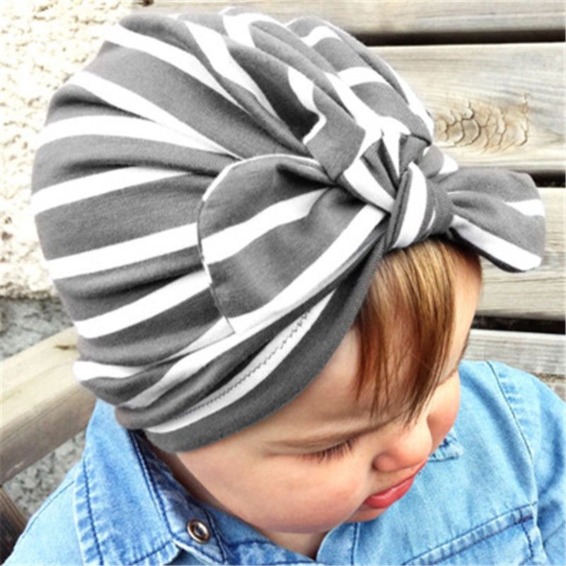 Milk Fiber Turban Baby Hat Winter Spring Warm Girl/&Boy Cap Infant Adjustable Hat