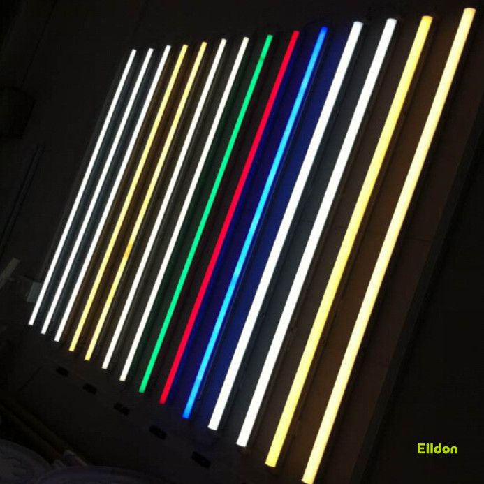 compre t5 tubos led luces de colores 4 pies 5 pies 3 pies 2 pies 1 pie integrado ac85 265v 2835smd rojo verde azul fluorescente bulbos de lamparas