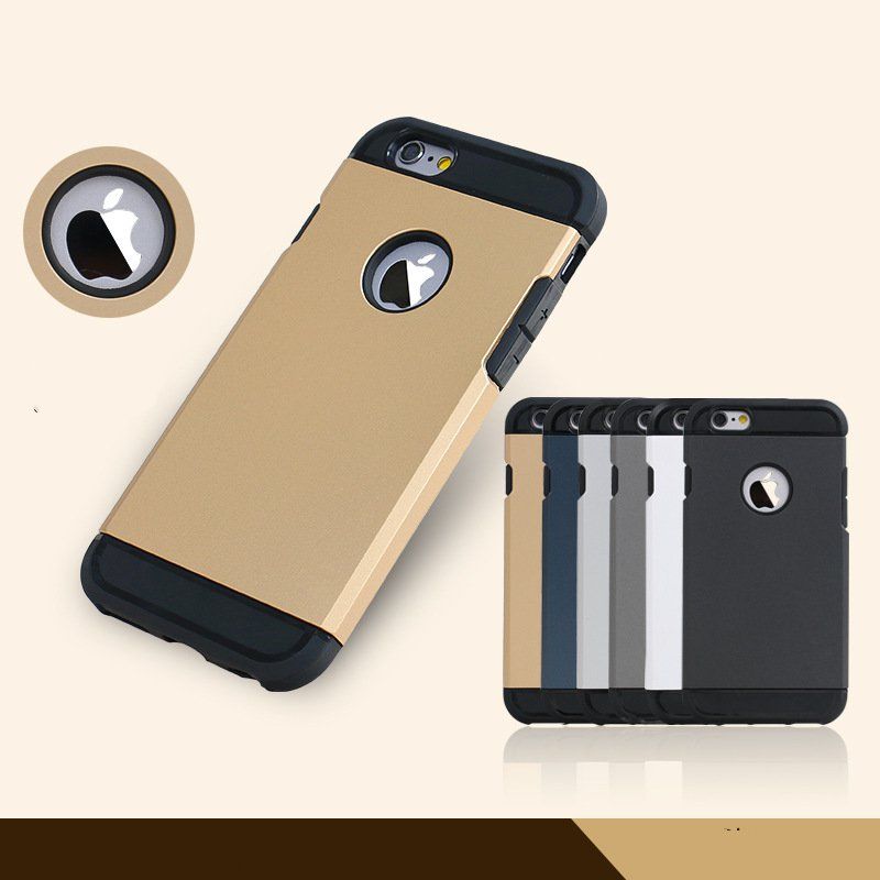 Melhor E Mais Barato Cases Para Celulares Para Iphone6 \u200b\u200balém De Iphone 6 S  Armadura Casos Tpu Pu À Prova De Choque De Telefone Celular Case Capa Para  Magro Armadura Iphone Casos