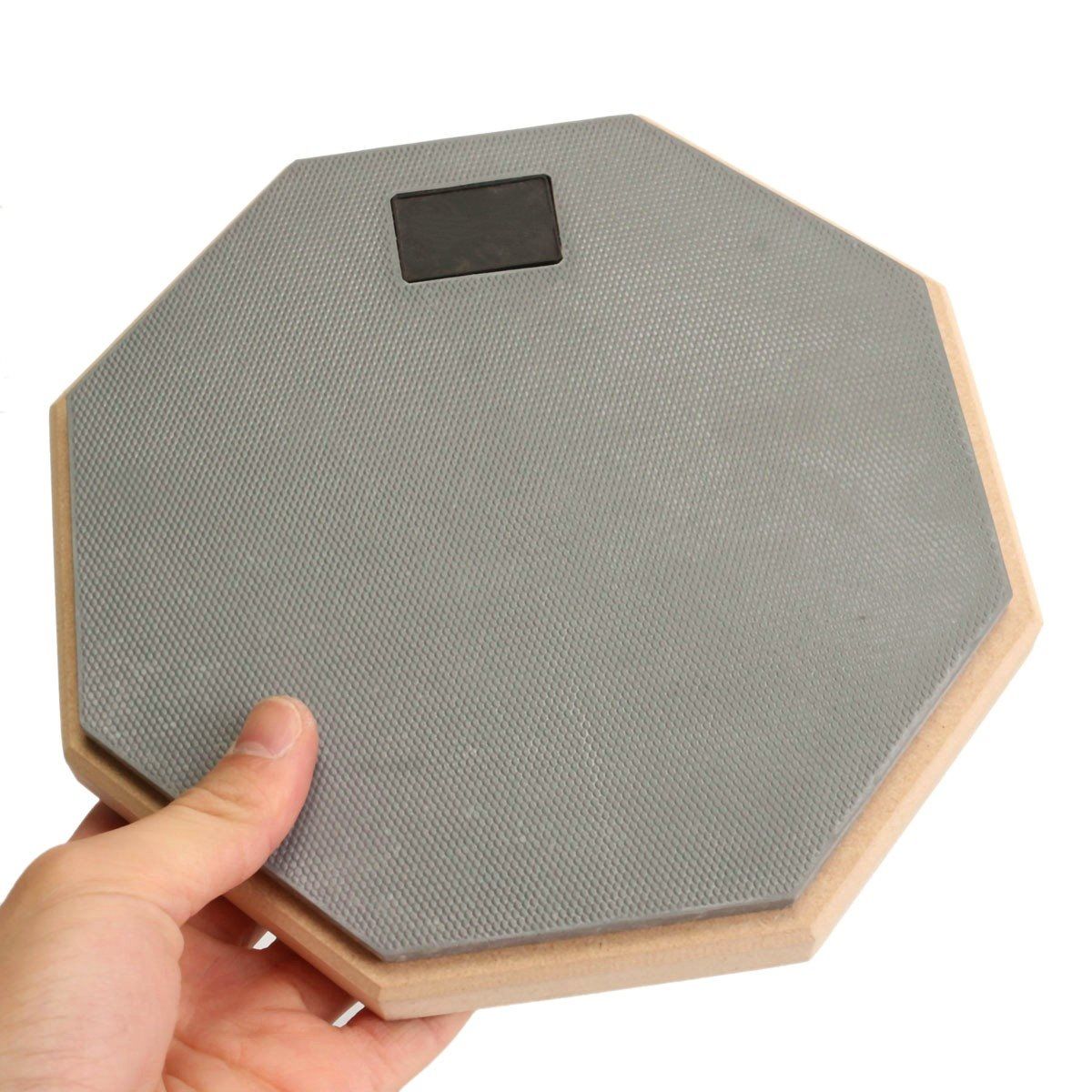 8 Inch Rubber Wooden Dumb Drum Silent Practice Drumpad For Beginner