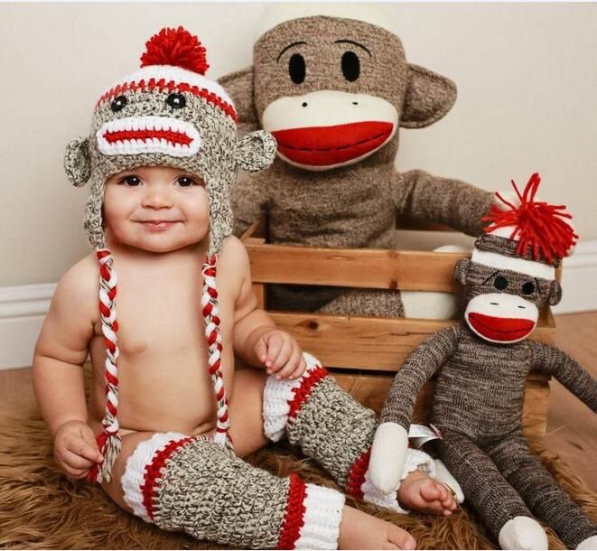 cotton monkey cap for babies