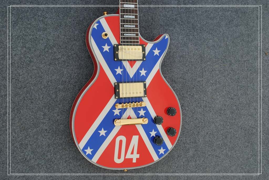 Zakk Wylde Confederate Flag Guitar