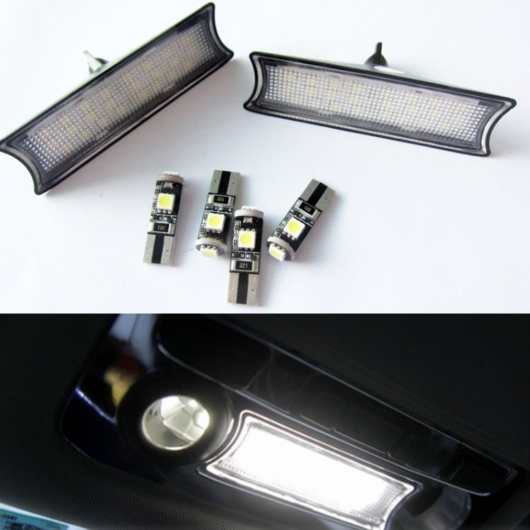 White 24 Led Light Car Interior Roof Dome Ceiling Lamp Bulb For Bmw E90 E91 E92 3 Series 2006 2018 Reading Styling Blue Bulbs