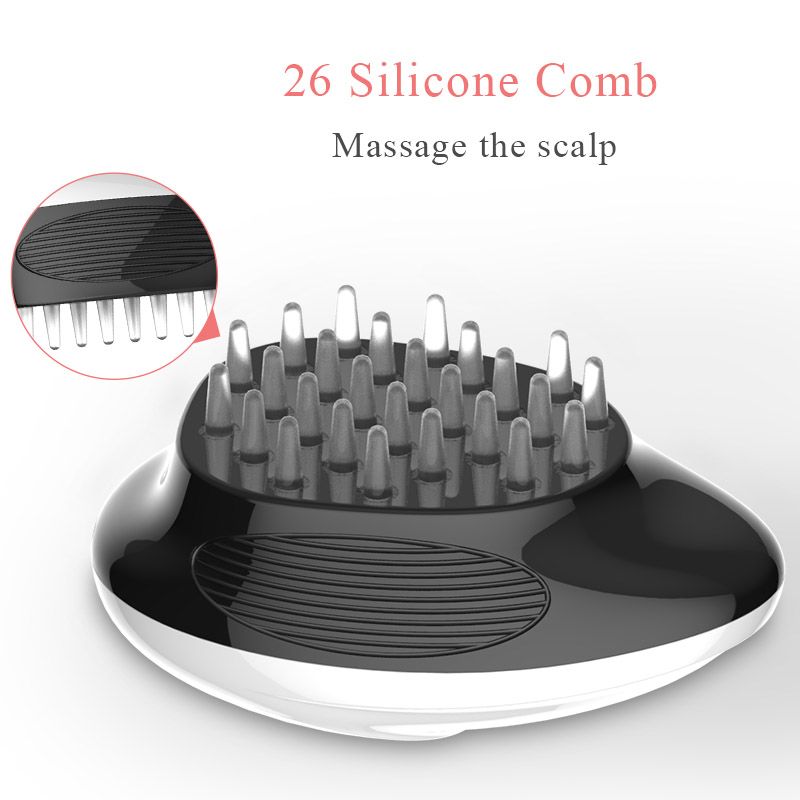 Electric Automatic Head Massager Battery Operated Comb Vibrating Hair