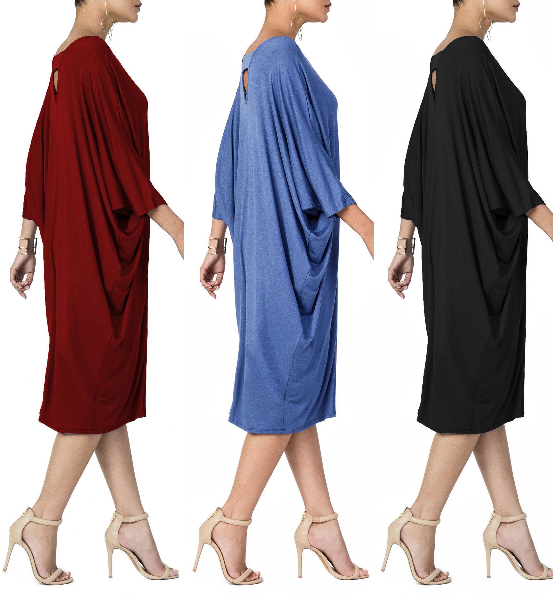 plus size spring midi dresses