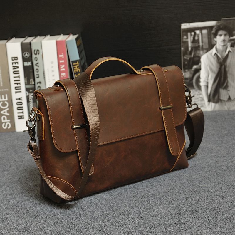 Leather bag design for man Clearance