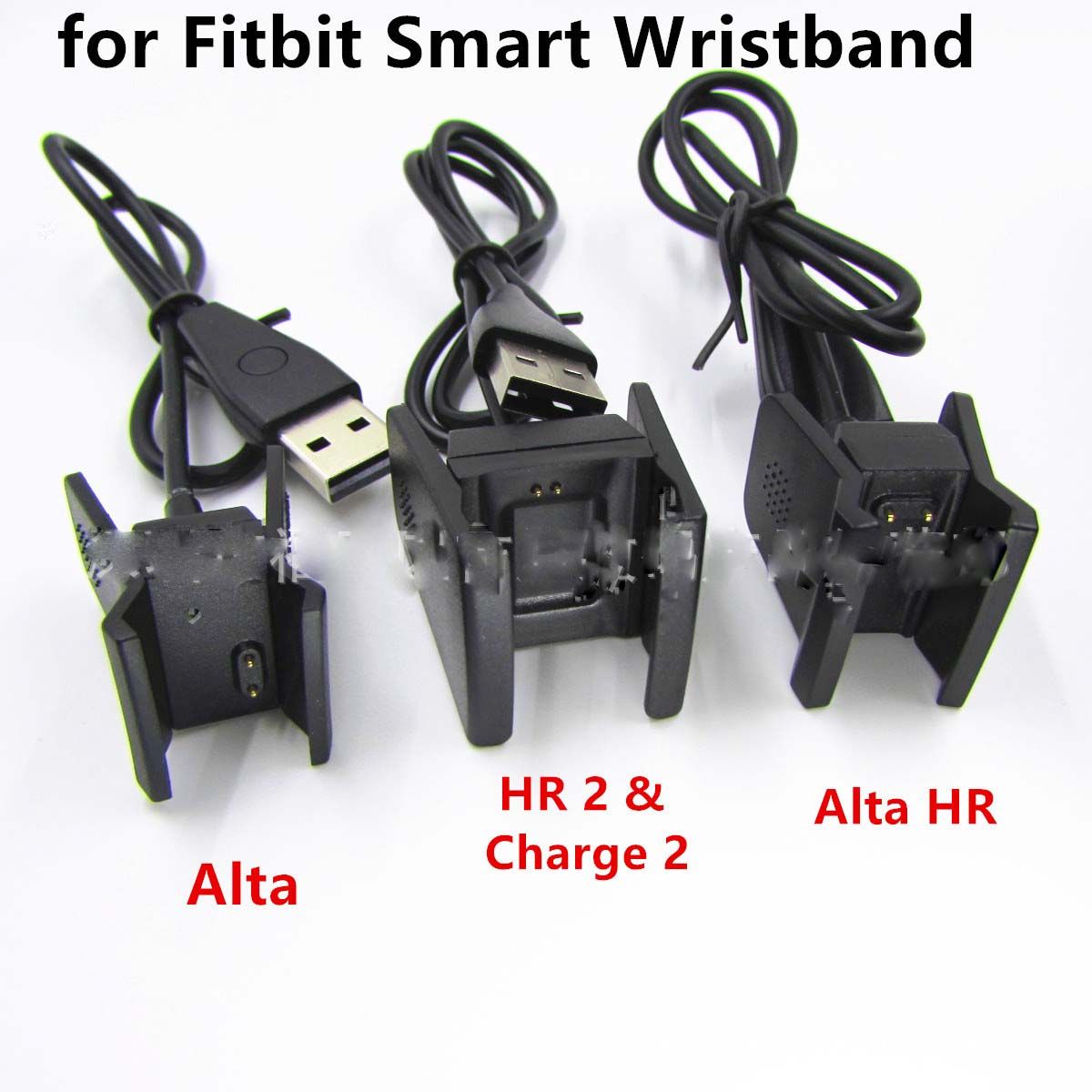 For Fitbit Alta Blaze Charge HR Surge Flex 2 Force USB Charger Charging Cable 
