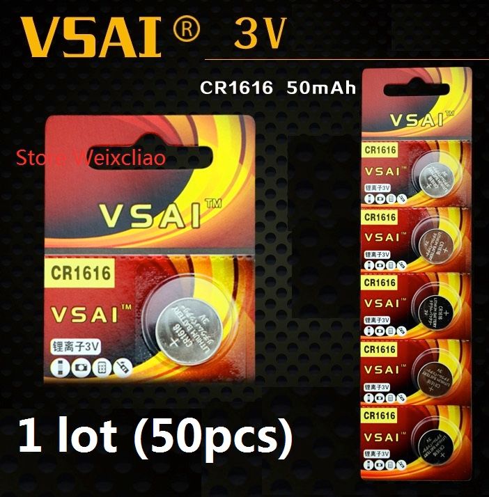 1 Cr1616 3v Lithium Li Ion Button Battery Cr 1616 3 Volt Li Ion Coin Batteries Vsai Auto Battery Battery Candles From Weixcliao 22 94 Dhgate Com
