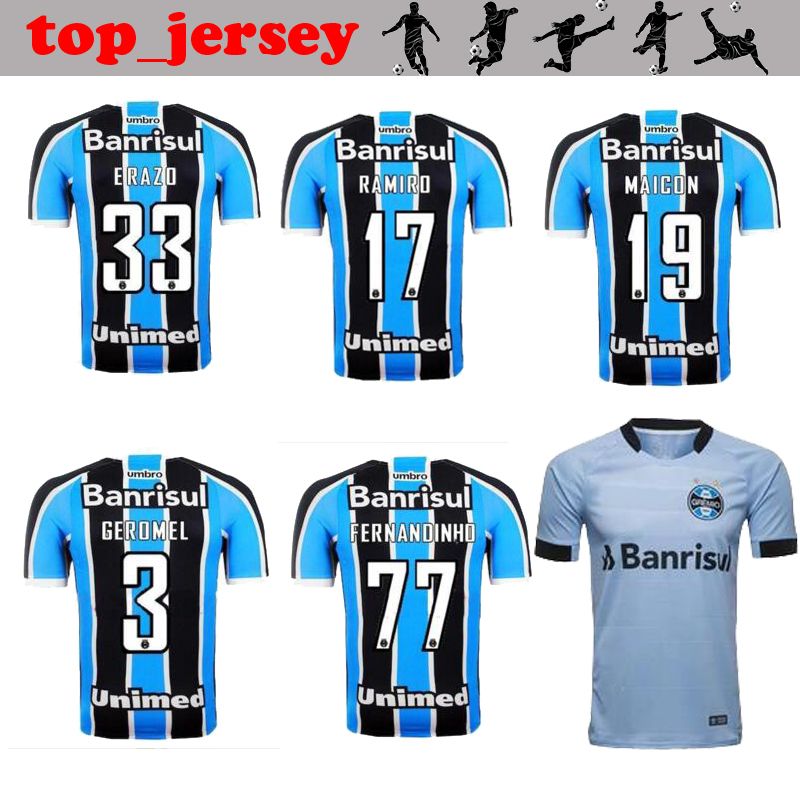 2021 2017 Gremio Jersey Fernandinho Thai Quality 17 18 Gremio Home Away Giuliano Ramiro Geromel Maicon Erazo Football Shirt From Top Jersey 15 03 Dhgate Com