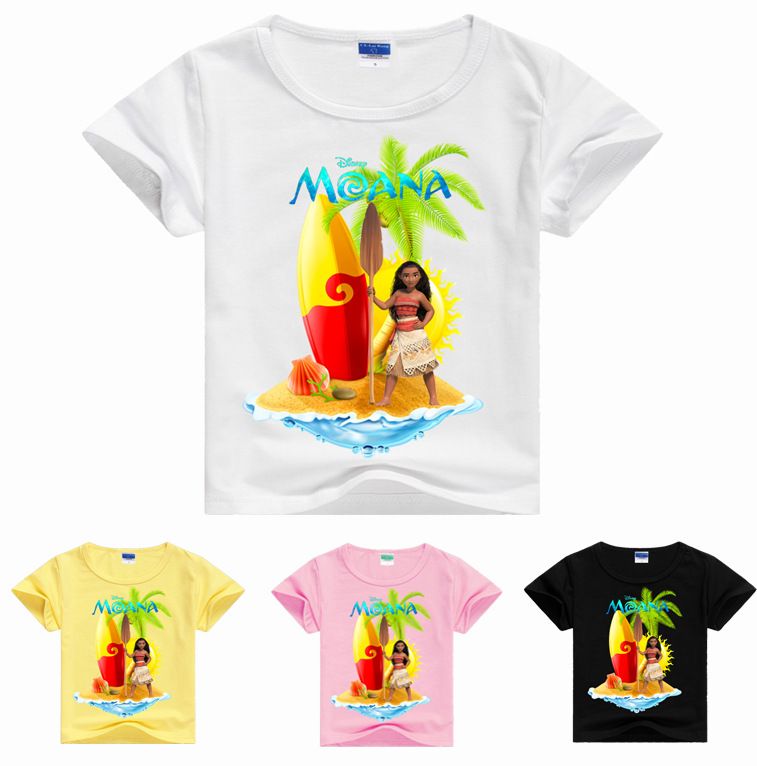 Meninos crianças Moana Maui Manga Curta Camiseta+shorts Roupa de pijama