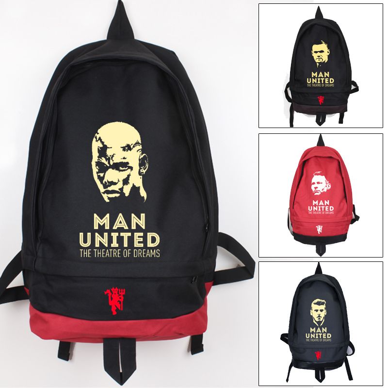 man utd school bag